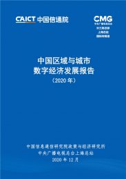 2020年中国区域与城市数字经济发展报告